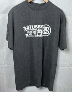 90s STUSSY ステューシー Logo Tee INTERNATIONALロゴ Tシャツ サイズ:M OLD STUSSY☆良品☆[664-0922-O8]