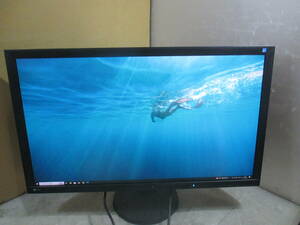 [E3-3]★EIZO FlexScan EV2736W 27インチ液晶モニター 高さ調整 縦回転 WQHD(2560X1440)入力端子：DVIx1/DPx1/使用時間：4335h★