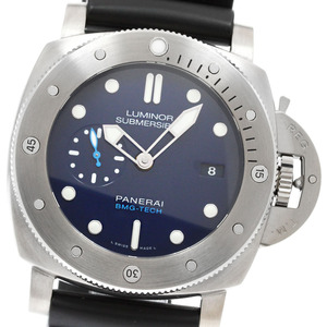 パネライ PANERAI PAM00692 ルミノール サブマーシブル BMG-TECH 3デイズ 自動巻き メンズ 良品 保証書付き_849704