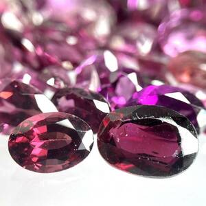 (天然ガーネットおまとめ50ct)u ルース 裸石 宝石 ジュエリー pink garnet ガーネット jewelry 柘榴石 K