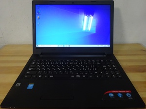 レノボー ノートパソコン Lenovo ideapad 100-15IBD/Core i3-5005U 2.0GHz/4GB/500GB/中古特価良品