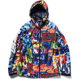 定価以下　送料無料　新品 FCRB 18SS CAMOUFLAGE PRACTICE JACKET サイズL マルチ MULTI カモフラージュプラクティスジャケット 2018ss 