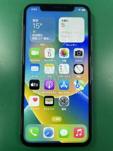 iPhone X 64gb SIMフリー ホワイト バッテリー最大容量86%