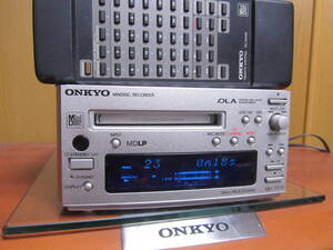 ONKYO MD-101A 動作・状態良好　共通リモコン付