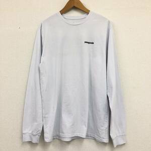 □patagonia 長袖Tシャツ S 白 パタゴニア メンズ 38518SP20 P6ロゴレスポンシビリティ ロンT 複数落札同梱OK B241011-8