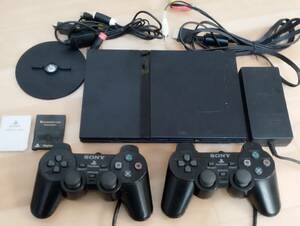 Playstation2 SCPH-70000 コントローラ2台 メモリーカード、おまけゲーム付き