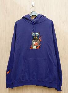 X-LARGE/エクストララージ/パーカー/23AW/ARCADE GAME LOGO HOODED SWEATSHIRT/パープル系/XLサイズ