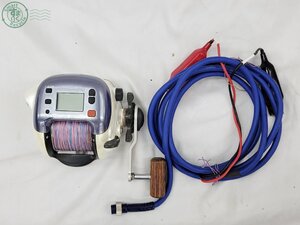 BA0603148　● シマノ SHIMANO 釣り リール 電動 3000 EV 電動リール フィッシング 動作未確認 青 赤 コード ジャンク 中古