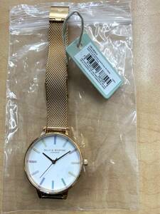 □103 OLIVIA BURTON オリビア・バートン OLB・20S Rainbow Rose Gold Mesh Lウォッチ [ OB16RB24 ] 〇店頭展示品 未使用