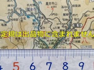 mB23【地図】愛知県 昭和31年 裏に名古屋市街図[名古屋市電 名鉄瀬戸線堀川 本町 大津町 土居下駅 東西臨港線 小碓南郊運河 東山スタジアム