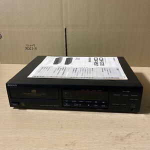 SONY ソニー CDプレイヤー CDP-M57 CDデッキ・プレーヤー 通電のみ確認 ジャンク 中古品