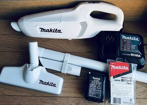 Makita マキタ 充電式クリーナ コードレス 掃除機 10.8V CL107FD 紙パック式 DC10SA BL1015 急速充電器 バッテリー