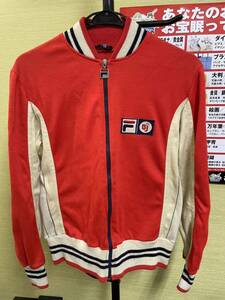 70ｓ◆激レア◆FILA/フィラ ビヨンボルグ ＢＪ ＢＯＲＧ ジャージ イタリア製 vintage トラックジャケット レッド 赤 36 メンズ