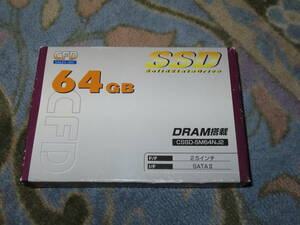 CFD SSD DRAM 64GB 2.5インチ CSSD-SM64NJ2 【未使用品】