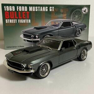 ★ACME：1/18 ★フォード ボス マスタング GT／FORD BOSS MUSTANG GT 1969 ★BULLET STREET FIGHTER ★1,092.台限定モデル／used