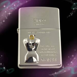 《美品 着火確認済み》 ジッポー ZIPPO ライター メンズダイヤモンド入り MENS DIAMOND 特別限定1000個 No.0158 1997年製