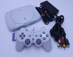 PS1 PlayStation one プレイステーション1 SCPH-100 純正 コントローラ セット まとめ 美品/動作品 レトロゲーム (M-79) 