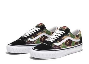 A BATHING APE × Vans LX Old Skool "Camo" 28cm VN000E6VE36