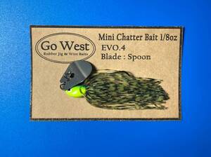 Evo.4-68 GoWest ミニチャターベイト 1/8oz【Spoon Blade】