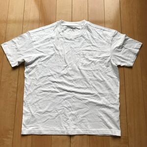 バナナリパブリック ポケットTシャツ 123-1-366 メンズ M ホワイト バナリパ