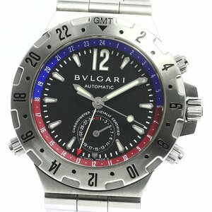 ブルガリ BVLGARI GMT40S ディアゴノ GMT 自動巻き メンズ _778053【ev15】