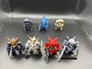 【開封品】ガンダムコンバージ ユニコーンガンダム 系列7体 ※検索 GUNDOM CONVERGE UC バンシィ シナンジュ スタイン リゼル