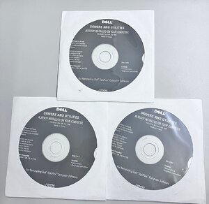 2YXS1025★現状品★DELL コンピューターソフトウェア/ドライバー＆ユーティリティ for OptiPlex 3枚組