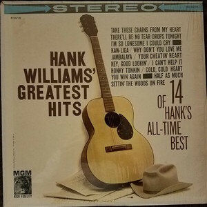 米LP Hank Williams Hank Williams Greatest Hits SE3918 MGM Records /00260