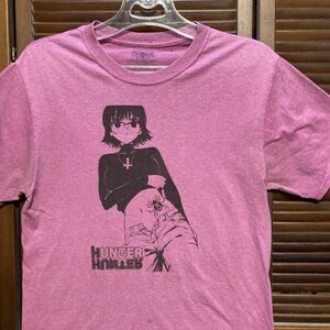 1スタ 再落無し AHLD ピンク アニメ Tシャツ ハンターハンター HUNTER HUNTER しずく 90s 00s ビンテージ 古着 卸