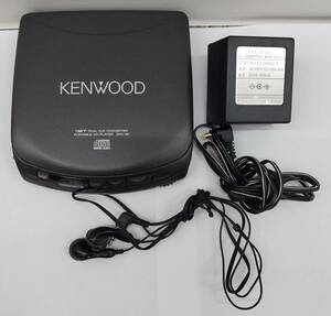 7621 動作品 KENWOOD ケンウッド ポータブルCDプレーヤー DPC-161 ACアダプター、イヤホン付