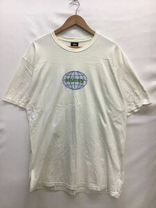 20240709【STUSSY】ステューシー 半袖Tシャツ プラネット ホワイト XL