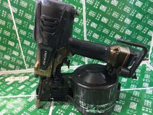 【中古品】★HiKOKI (ハイコーキ) 高圧ロール釘打機 エアダスタ付 NV90HR2(N) 針金90mm シート50mm ハイゴールド/IT2CTSQ1DFDI