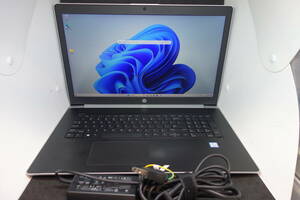 （533）HP　ProBook 470 G5 Core i7 8550U メモリ8GB SSD256GB HDD1TB 17.3インチ GeForce 930GX Windows11　ソフト400本バンドル