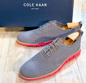 【未使用】Cole Haan コール ハーン ゼログランド◆27.5cm 9.5◆ウイングチップ スニーカー 紐靴 ビジネスシューズ ドレスシューズ メンズ