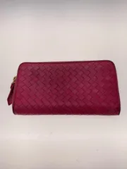 BOTTEGA VENETA 長財布 レザー ピンク レディース