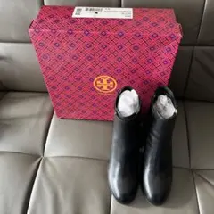 Tory Burch 黒 アンクルブーツ 約5cmヒール