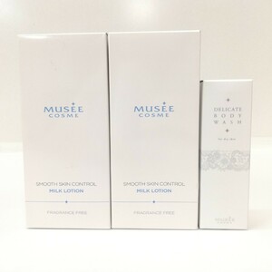 36 未開封 MUSEE ミュゼ 薬用スムーススキンコントロール ミルクローション 300ml デリケートボディウォッシュ 100ml コスメ まとめて