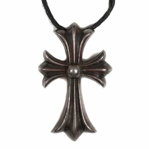 CHROME HEARTS クロムハーツ CH クロス ペンダント ボロチップ ネックレス PENDANT SMALL CH CROSS シルバー アクセサリー ブランド