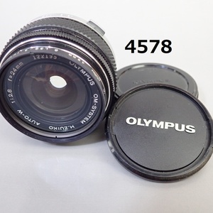 ■FK-4578 OLYMPUS　H.ZUIKO AUTO-W 1:2.8 F=24㎜　絞り羽根OK　20240604