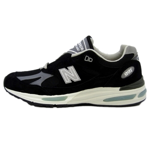 未使用 New Balance ニューバランス 27.5cm U991BK2 MADE IN UK スエード 991v2 英国製 ランニングシューズ FuelCell ブラック 35003537