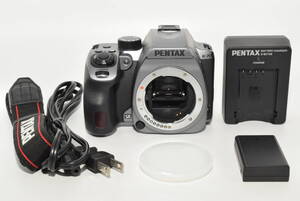 【2662ショットの特上品】 PENTAX K-70 ボディ シルバー デジタル一眼レフカメラ #6758