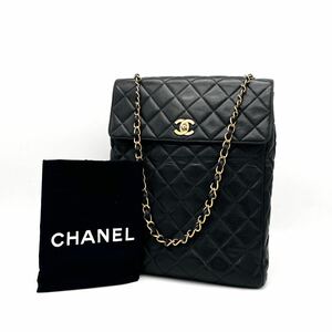 1円 良品 CHANEL シャネル マトラッセ ココマーク ターンロック キャビアスキン チェーン ショルダー バッグ dD0548N