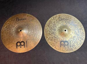 【1円】MEINL マイネル Byzance Dark HiHat 14 ハイハットシンバル ペア