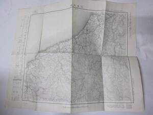 古地図　岩見大田　5万分の1地形図◆昭和29年◆島根県