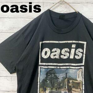 m80L バンドTシャツ バンT oasis オアシス 新品 ロックT 半袖 メンズ　レディース　Lサイズ