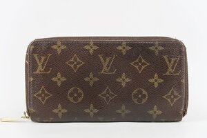 【LOUIS VUITTON】ヴィトン モノグラム ラウンドファスナー 長財布 ブランドウォレット【RT55】