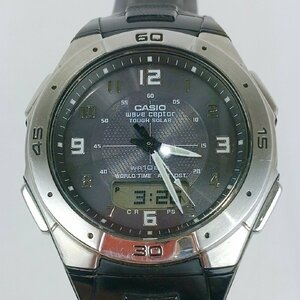 CASIO　wave cepter　WVA-470　ソーラー　[稼働品]　デジアナ　電波時計　カシオ　ウェーブセプター