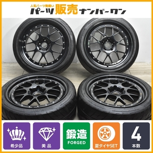 【鍛造品 美品】AGIO COMPETIZIONE 18in 8J +53 9J +43 PCD112 ハンコック ベンタス RS4 225/40R18 265/35R18 VW ゴルフ アウディ A4 S4