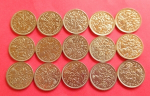 15古銭 ブリティッシュ ラッキー6ペンス 1953年~1967年 UK 英国 イギリス コインセット 美品です エリザベス女王 よろしくお願いします