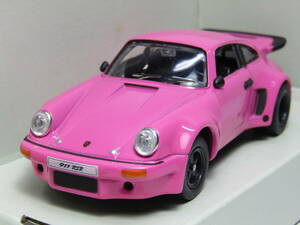 Porsche ポルシェ 911 3.0RSR 1974 1/43 Schuco Junior Line FLAT6 RSR 未展示品 PINK High Speed 同型 Carrera ストリートバージョン 